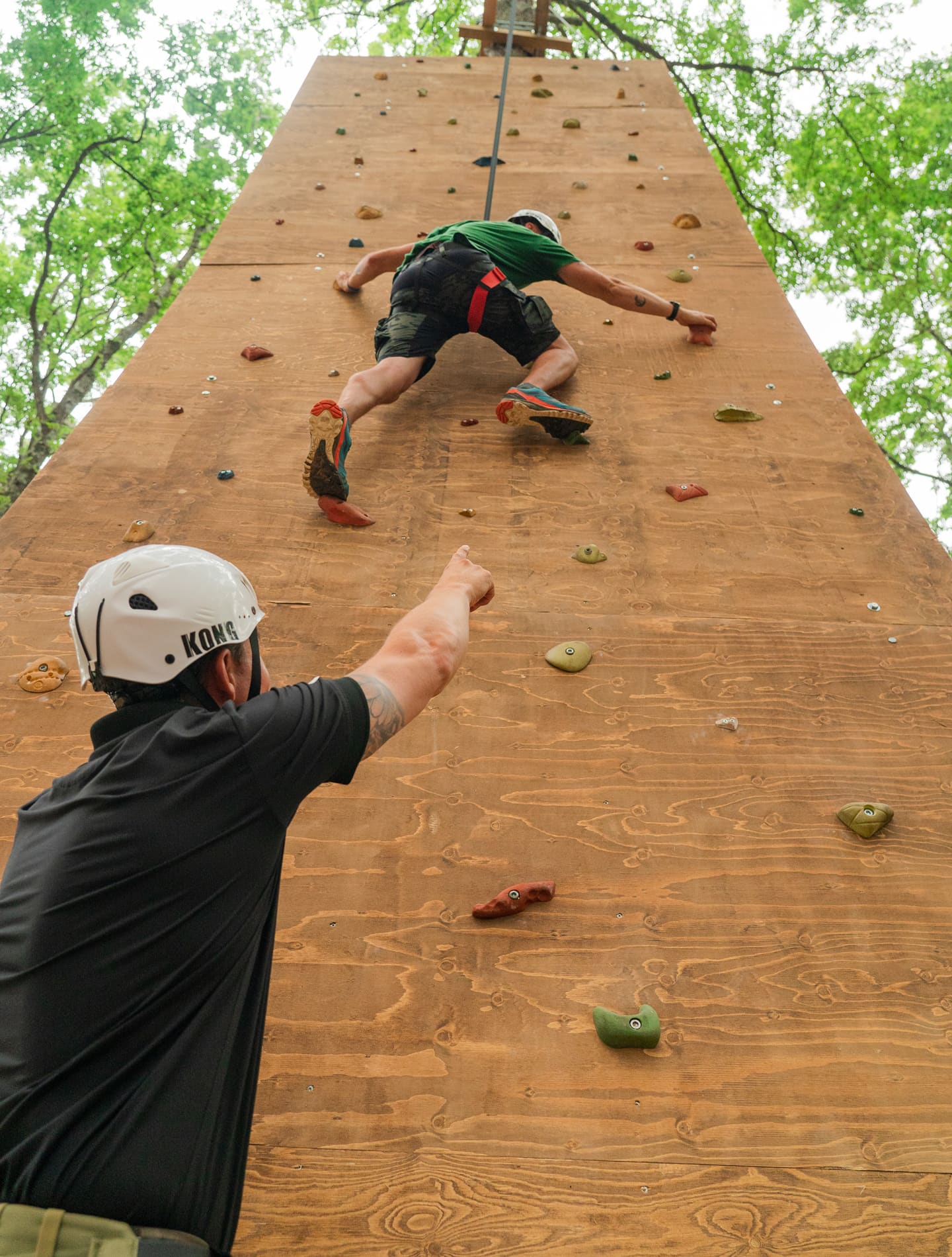 Climbing Wall at Castelfalfi