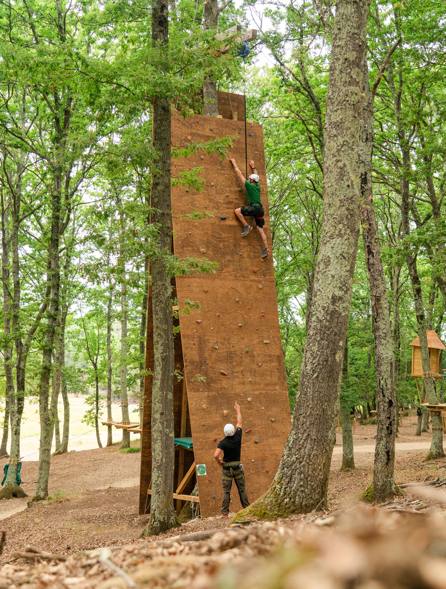 Climbing Wall at Castelfalfi